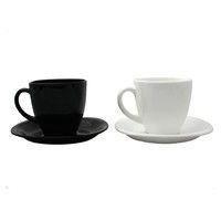 Сервіз чайний Luminarc Carine White/Black на 6 персон (12 одиниць) D2371