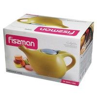 Жовтий чайник для заварювання Fissman 1,3л TP-9203.1300