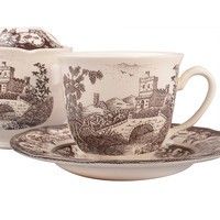 Чайний сервіз Claytan Ceramics Пимберли Браун на 6 персон 910-059