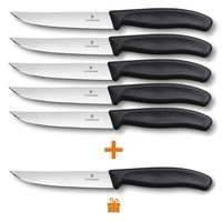 Комплект кухонних ножів Victorinox Swiss Classic 6.7903.12 5 шт + 1 шт в подарунок