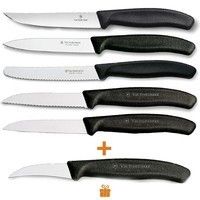 Комплект ножів Victorinox 5 шт + 1 в подарунок