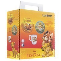 Столовий сервіз Luminarc Disney Lion King 3 пр P9345