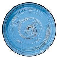 Тарілка обідня Wilmax Spiral Blue 23 см WL - 669619 / A