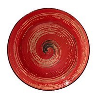 Тарілка глибока Wilmax Spiral Red 25,5 см WL - 669227 / A