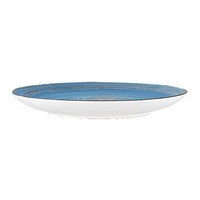 Тарілка десертна Wilmax Spiral Blue 20,5 см WL - 669612 / A