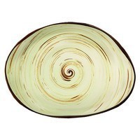 Блюдо Wilmax Spiral Pistachio 33 х 24,5 см WL - 669142 / A