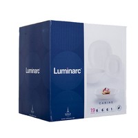 Сервіз столовий Luminarc Carine White 19 пр N2185
