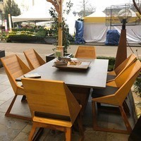 Комплект стіл з грилем Quan Garden Art на 6 персон коричневий QN93063