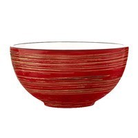 Комплект салатників Wilmax Spiral Red 14 см 600 мл 6 шт