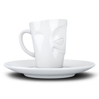 Чашка з блюдцем Tassen Espresso білий фарфор 80 мл