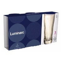 Набір стаканів Luminarc Айси Золотой Мед 3 пр Q2853-1