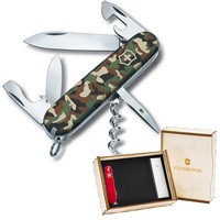 Комплект Victorinox Ніж Spartan Camouflage 1.3603.94 + Подарункова коробка для ножа 91мм vix-2