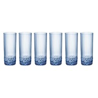 Набір склянок Bormioli Rocco America'20s Sapphire Blue 6 шт 400 мл 122158BAU021990