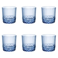Набір склянок Bormioli Rocco America'20s Sapphire Blue 6 шт 380 мл 122152BBC121990
