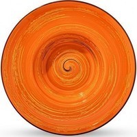 Тарілка Wilmax Spiral Orange глибока 22,5 см 1100 мл WL-669323 / A
