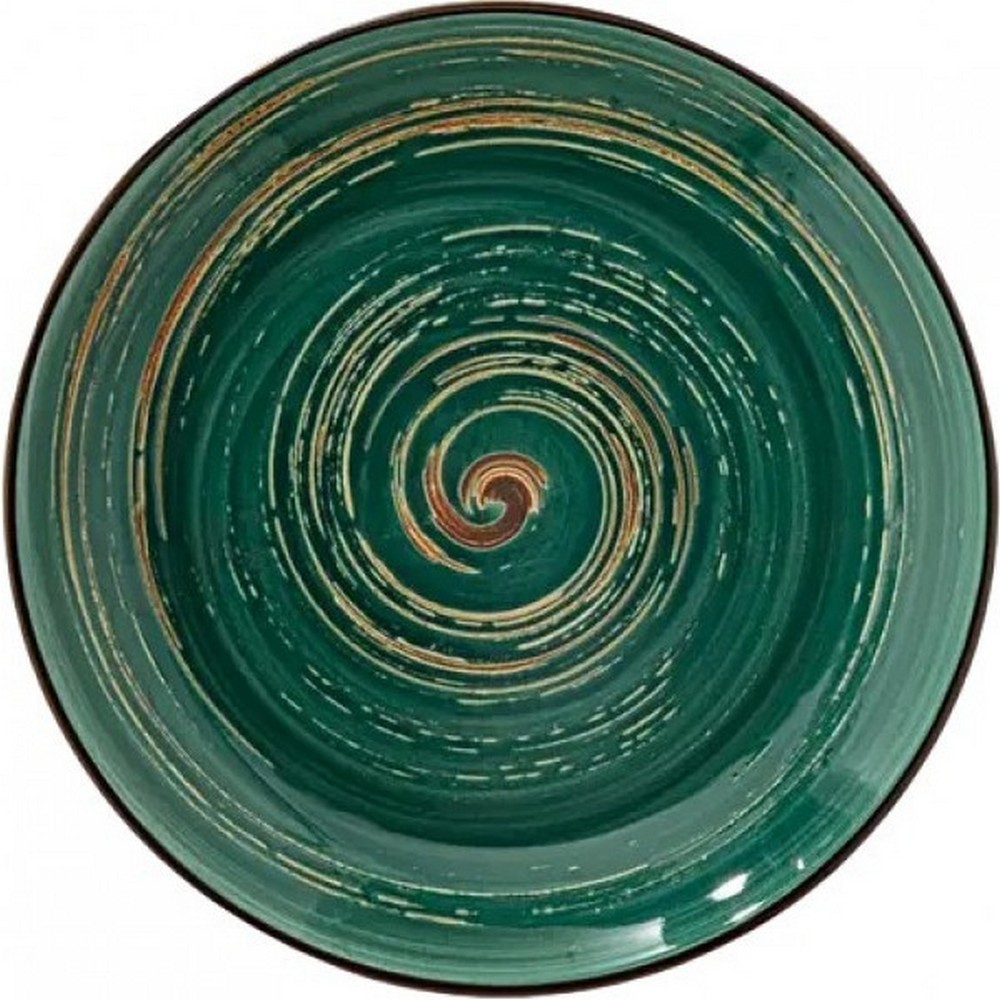 Тарілка Wilmax Spiral Green глибока 28,5 см 500 мл WL-669528 / A