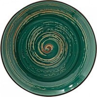Тарілка Wilmax Spiral Green глибока 28,5 см 500 мл WL-669528 / A