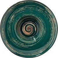 Тарілка Wilmax Spiral Green глибока 27 см 250 мл WL-669526 / A
