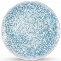 Тарілка Wilmax Coral Blue Graphics обідня кругла 25 см WL-671605 / A