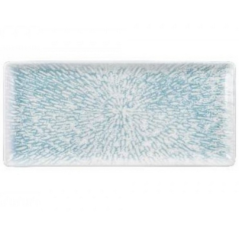Блюдо Wilmax Coral Blue Graphics плоске прямокутне 33х15 см WL-671653 / A