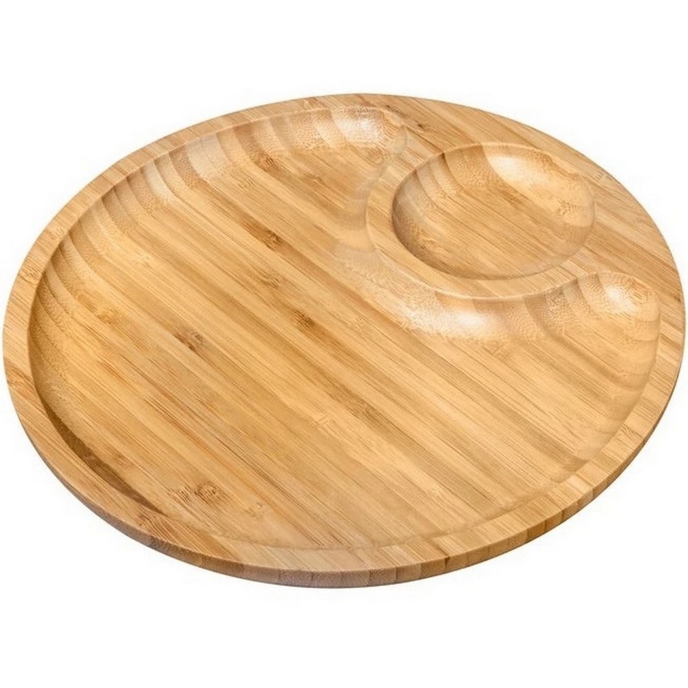 Блюдо Wilmax Bamboo кругле 35,5 см 2 секції WL-771045 / A