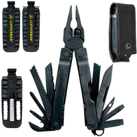 Набір Мультитул Leatherman Super Tool 300 Black 831151+Подовжувач бітотримача + Комплект біт Bit Kit 2 половини